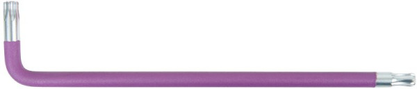 KS Tools Kugelkopf-Torx-Winkelstiftschlüssel, XL, T45, Lila, 151.4278