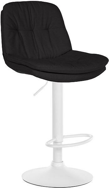 CLP Barhocker Laurel Stoff weiß, schwarz, 323941, 4255716316662