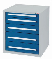 Produktbild von Dringenberg Schubladenschrank S7 800/5, Teilauszug, ohne Platte, 033450-7035-5010 Dringenberg Schubladenschrank S7 800/5, Teilauszug, ohne Platte, 033450-7035-5010
