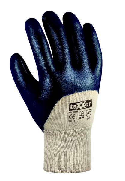 teXXor Nitril-Handschuhe "STRICKBUND", Größe: 9, VE: 144 Paar, 2309-9