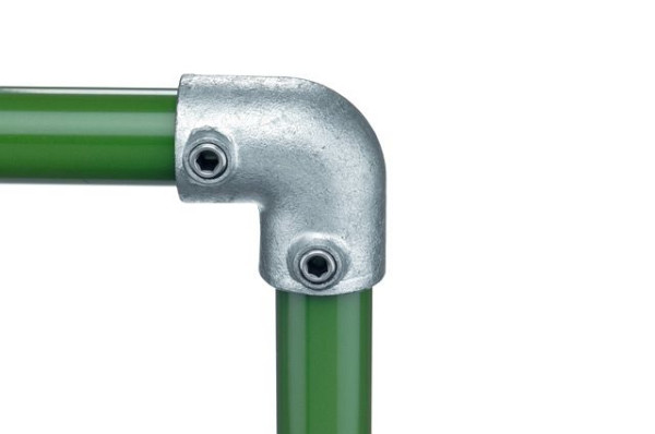 Growi Ellenbogenverbinder 90° - 2" Zoll, Typ Clamp, 10034140