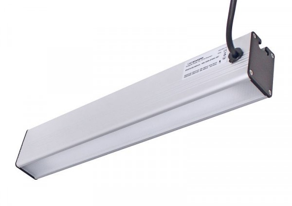 LED2WORK Arbeitsplatzleuchte PROFILED AC 1200mm, 5200-5700K, Abdeckung Mikroprismen, 36W, SCHUKO+3m, 220-240V AC, 150814-03