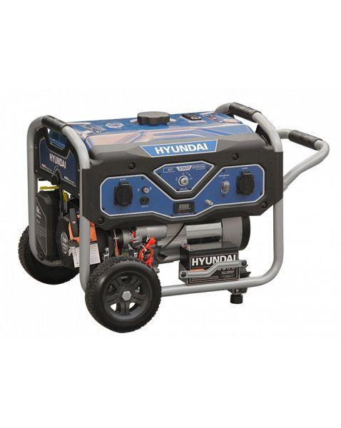 HYUNDAI Benzin-Generator, Motorleistung: 7.0 PS, Generator Max. Leistung: 3.0 kW, Handstart / Elektrostart, BG55052