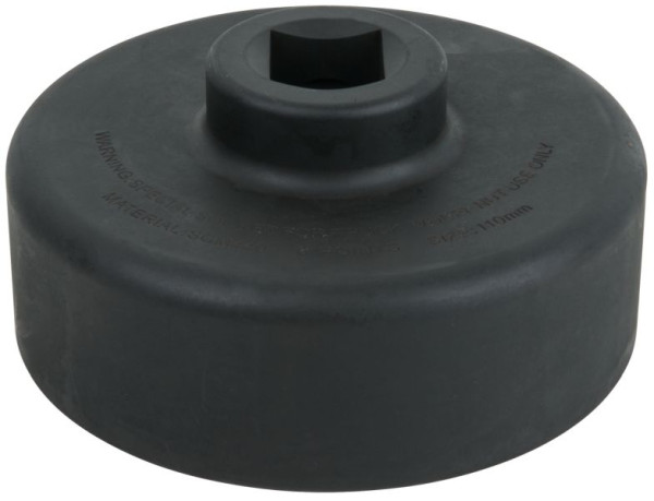 KS Tools 1" Achsmuttern-Schlüssel, 6-kant, kurz, 110mm, 460.0250