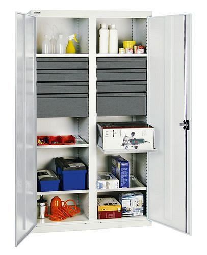 stumpf Werkzeug- und Materialschrank Professional 3000, mit 8 Schubladen, 6 Wannenböden, grau, B 1000 mm, 251868