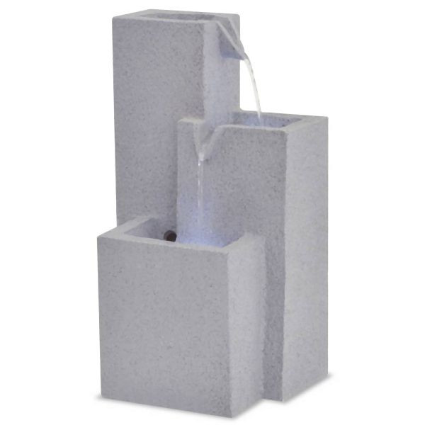 vidaXL Zimmerbrunnen mit LED-Licht Polyresin, 244291, 8718475531531