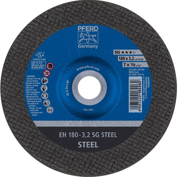 Pferd Trennscheibe EH 180-3,2 SG STEEL, VE: 25 Stück, 61323222