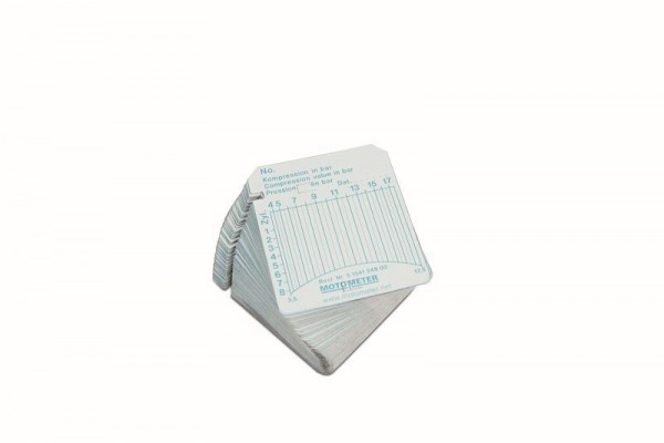 Kunzer KPS Diagrammblatt Benzin 3,5-17,5 bar, VE: 100 Stück, 622 001 0017