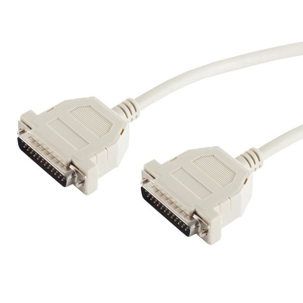 S-Conn SUB-D Anschlusskabel, 2 x 25-pol Sub D-Stecker, mit Schnapphauben, 3,0m, 78020-3