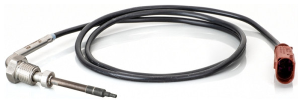 HELLA Sensor, Abgastemperatur, 2-polig, geschraubt, Kabel: 1000mm, 6PT 014 494-531