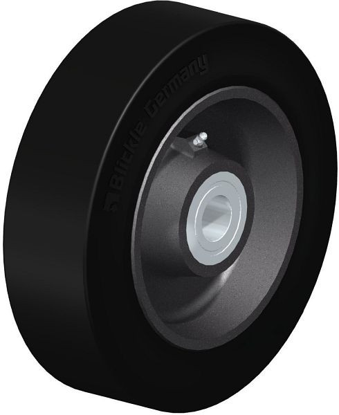 Blickle GEV 302/35K Rad aus Elastik-Vollgummi, Schwarz, 608125