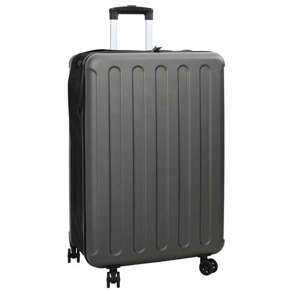 vidaXL Koffer mit Schloss Dunkelgrau 50 x 30 x 76 cm ABS Kunststoff, 42006232