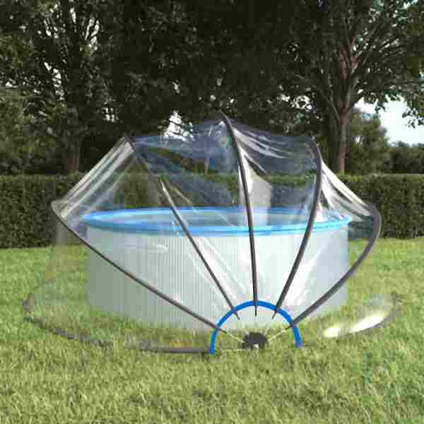 vidaXL Pool-Kuppel 500x250 cm, Fiberglas, 92797, 8720286167137