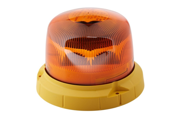 HELLA LED-Rundumkennleuchte, MiniRay 2.1, 12/24V, Gelb, geschraubt, Kabel: 200mm, Stecker: Flachstecker, 2XD 012 480-301