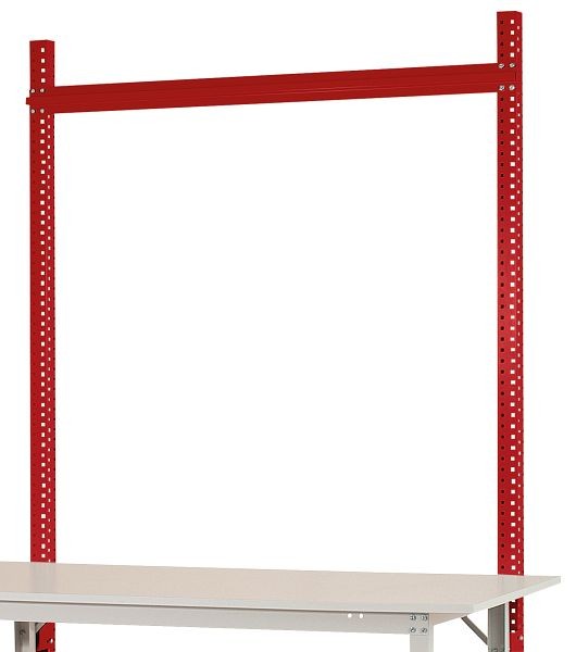 Manuflex Aufbauportal ohne Ausleger in Rubinrot RAL 3003, für PACKPOOL Standard mit Breite von 1750 mm, AS1641.3003