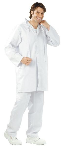 Planam Food Herren Fleischträgermantel, reinweiß, Größe 4XL, 5390068