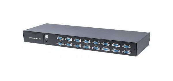 INTELLINET Modularer 16-Port KVM-Switch mit VGA-Schnittstelle, 507844