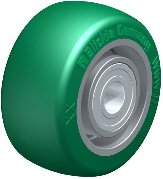 Blickle ALST 82/15K Rad aus Blickle Softhane®, Grün, 752413