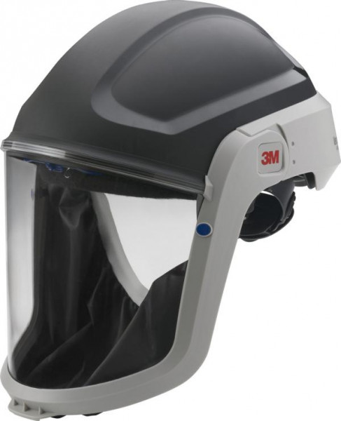 3M M306 Schutzhelm mit Komfort Gesichtsabdichtung und Polycarbonat Visier klar, 7000104035