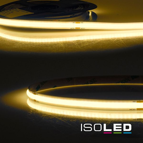 ISOLED LED COB927 Linear Flexband, 24V DC, 8W, IP20, 2700K, 5m Rolle, 480 LED/m, 115774