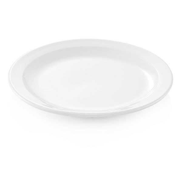 WAS Teller mit schmaler Fahne, flach, Durchmesser 25,5 cm, Porzellan, VE: 6 Stück, 4947255