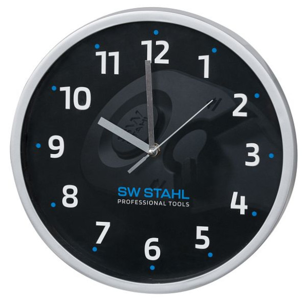 SW-Stahl Wanduhr, Durchmesser: 200 mm, 87060L, 4033592142342