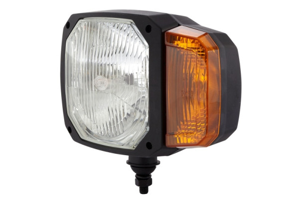 HELLA Halogen-Hauptscheinwerfer, C310, 12V, gelb, Stecker: DEUTSCH Stecker, links, 1EA 328 450-411