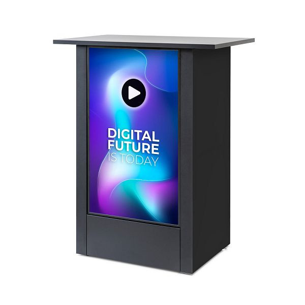 Showdown Displays Digital Counter Futuro Vertikal mit 32" Samsung-Bildschirm, DICOUNTER32ESF