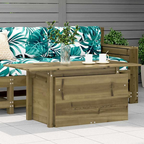 vidaXL Gartentisch 100x50x75 cm Kiefernholz Imprägniert, 844912