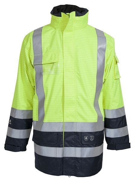 ELKA Securetech Multinorm Parka Farbe: Warngelb/Marine Größe: M, 086150R041.M