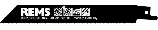 REMS Sägeblatt 150-2,5, VE: 5 Stück, 561110 R05, 4039976053105