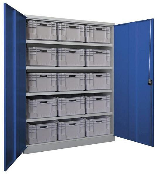 Pavoy Schwerlastschrank 1950/630/1470, Jumbo, Drehgriff, ohne Trennwand, 4 Böden, 36364-147-014-735512