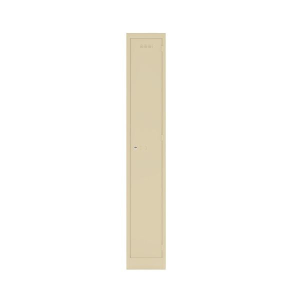 Bisley Garderobenschrank Primary Locker, 1 Abteil, 1 Fach, 606 creme, PL3050S1606
