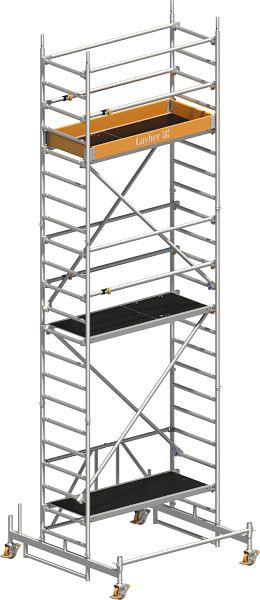 Layher Gerüst Zifa P2 mit Uni Telegeländer, Max. Plattformhöhe: 4,76 m, 1416215