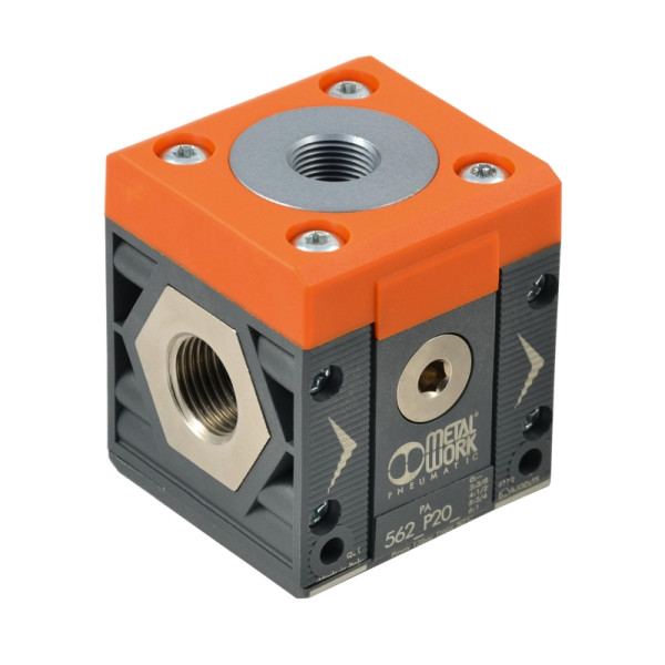 Metal Work Luftabnahme 4-Wege »SYNTESI«, BG2, G 3/4, Abgänge 1x G 3/8, 3x G 1/4, 144900