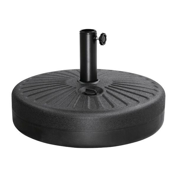 Bolero Sonnenschirm Sockel Schwarz 20Ltr Sand oder Wasser, FS231