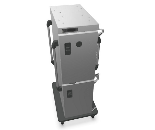 B.PRO BPT E 2 x 12 combi H/N 2 fächriger Speisentransportbehälter, 575210