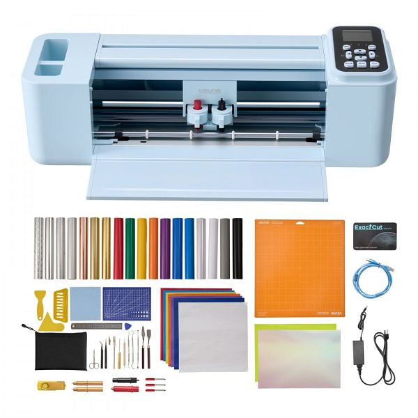 VEVOR Vinylschneidemaschine 30 cm, Plotter, kompatibel Mac/Windows/Android/iOS, für Basteln, Karten & Wohnaccessoires, TSSDKZJ2PDP1PO9OA001V2