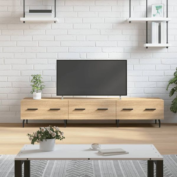 vidaXL TV-Schrank Sonoma-Eiche 150x36x30 cm Holzwerkstoff, 829167