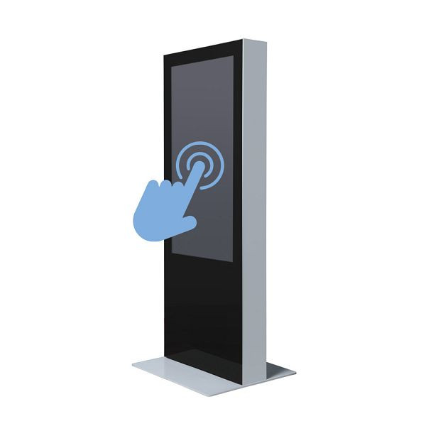Showdown Displays Digitale Infostele doppelseitig mit 65" Samsung-Bildschirm und Touch-Folie, DIDTOTEM65ESFT