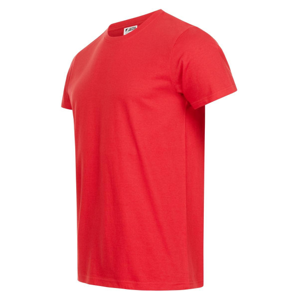 NITRAS MOTION TEX LIGHT, T-Shirt, vorgewaschen, Rundhals, ohne Seitennaht, Größe: XS, Farbe: rot, VE: 100 Stück, 7004-6000-XS