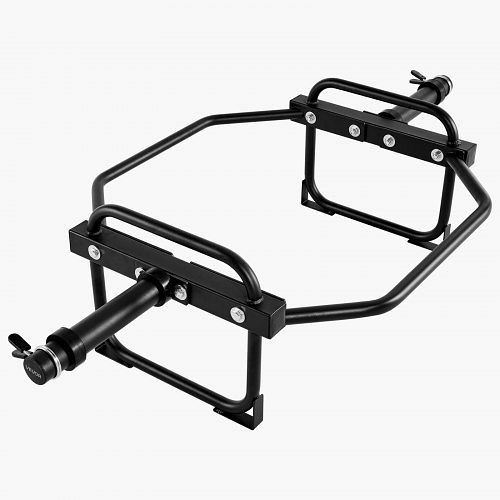 VEVOR Trap Bar Hex Hantelstange 50mm, 240kg Tragkraft, für Krafttraining: Kniebeugen, Kreuzheben, Schulterdrücken, Schwarz, LJYLGHSKCX502V6LG001V0