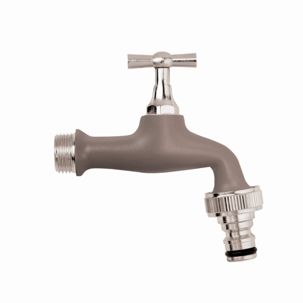 ewuaqua iWater Wasserhahn 1/2" grau, VE: 4 Stück, 73995GRT, 8006367039952