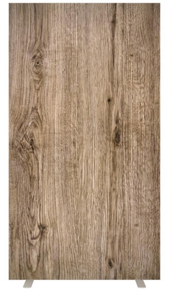 Deskin Stellwände NAPLES, Stoff schwer entflammbar, Holzoptik, H x B 1740 x 940 mm, 289020