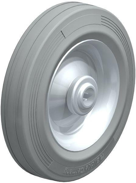 Blickle RD 202/20R-VLI Rad aus Zweikomponenten-Vollgummi, Grau, 98939