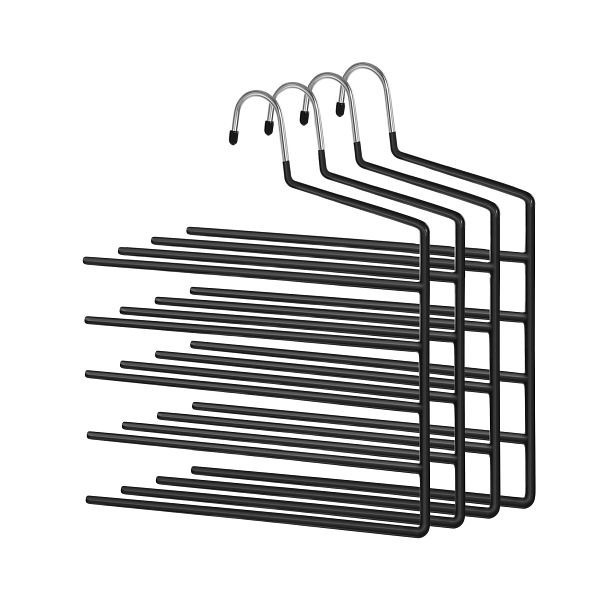 SONGMICS Metallaufhänger, Schwarz, 35x32x0,5 cm, CRI034B02