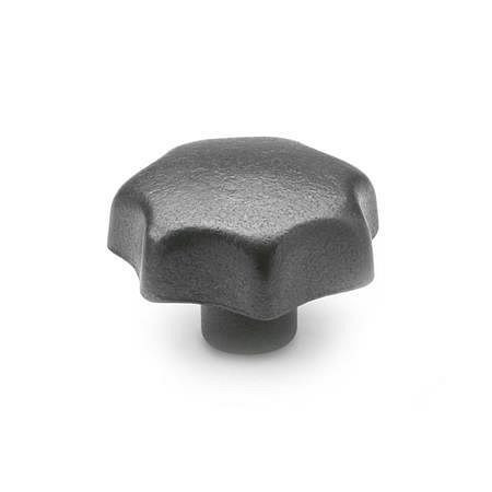Ganter Sterngriffe, Gusseisen (DIN 6336-GG-50-B8-C), VE: 25 Stück, 6336-GG-50-B8-C
