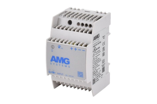 AMG Systems 48VDC, 60W (1,25A) industrielles Hutschienennetzte, -25°C to +70°C, (Einstellbar 41-55 VDC), NDAA & TAA konform, AMGPSU-T48-P60
