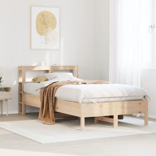 vidaXL Massivholzbett ohne Matratze 75x190 cm Kiefernholz, 3306171