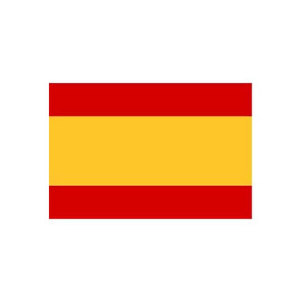 Stein HGS Länderflagge Spanien (ohne Wappen), 200 x 335 cm (Querformat), mit Seil und Schlaufe, FlagTop 110 g/m², für Fahnenmasten ab 8 m, ohne Hohlsaum, 27702